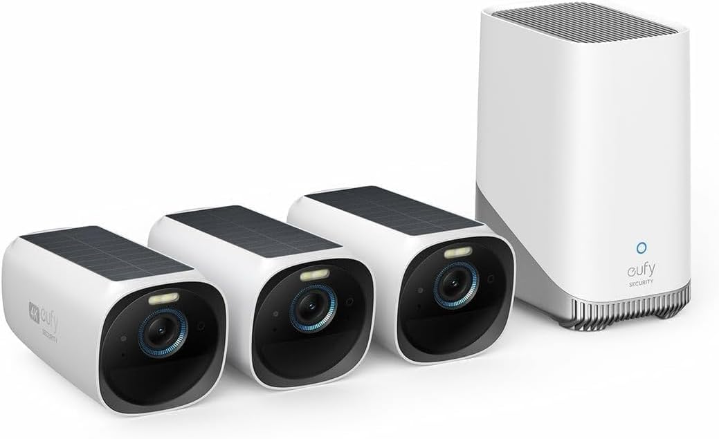 eufyCam S330 (eufyCam 3) 3-kamers-kit (renoverad)