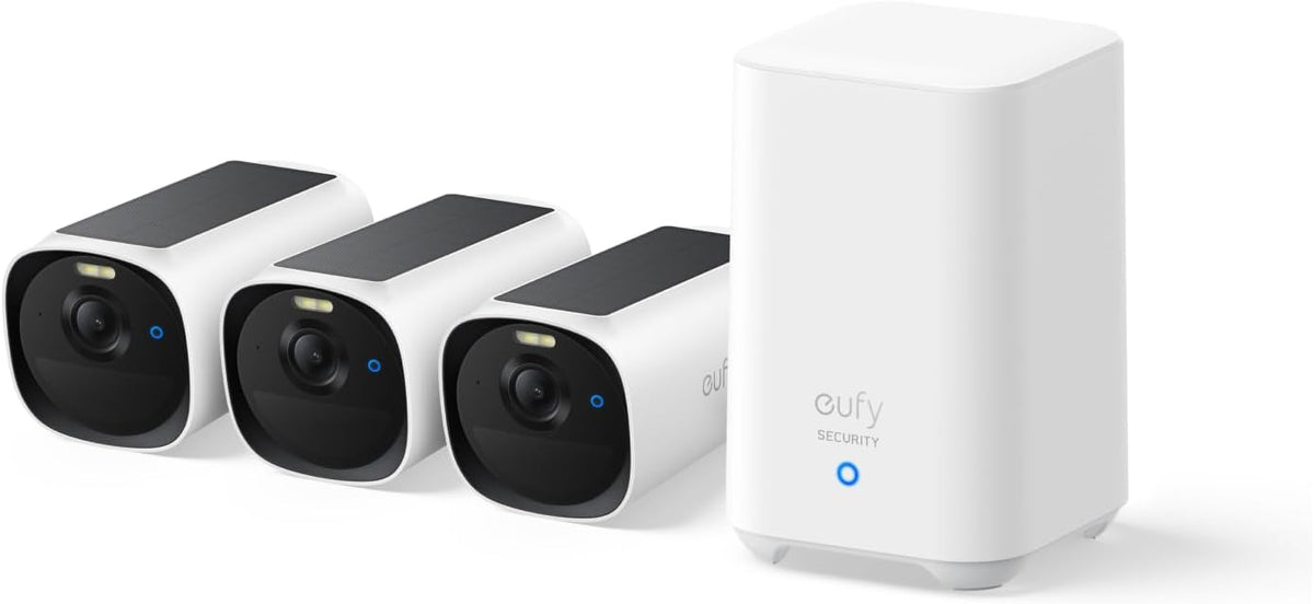 eufyCam E40 3-kamerakit + HomeBase S280