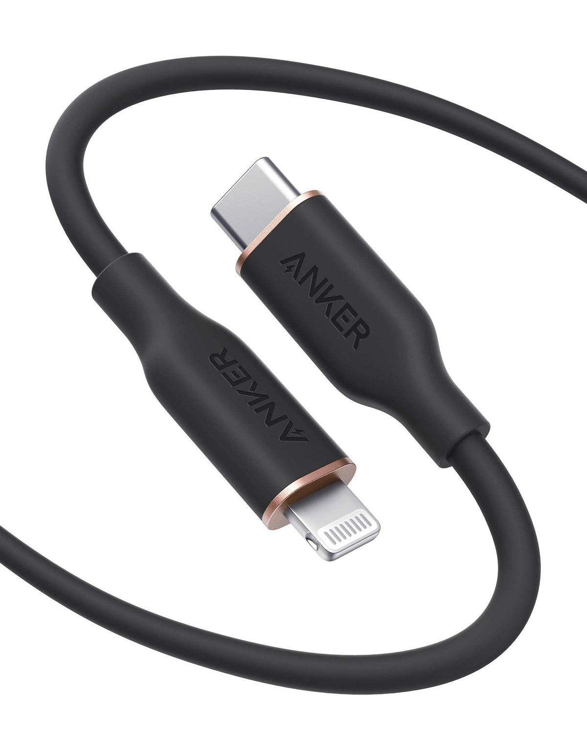 Anker <b>641</b> USB-C till Lightning-kabel (Flow, silikon)