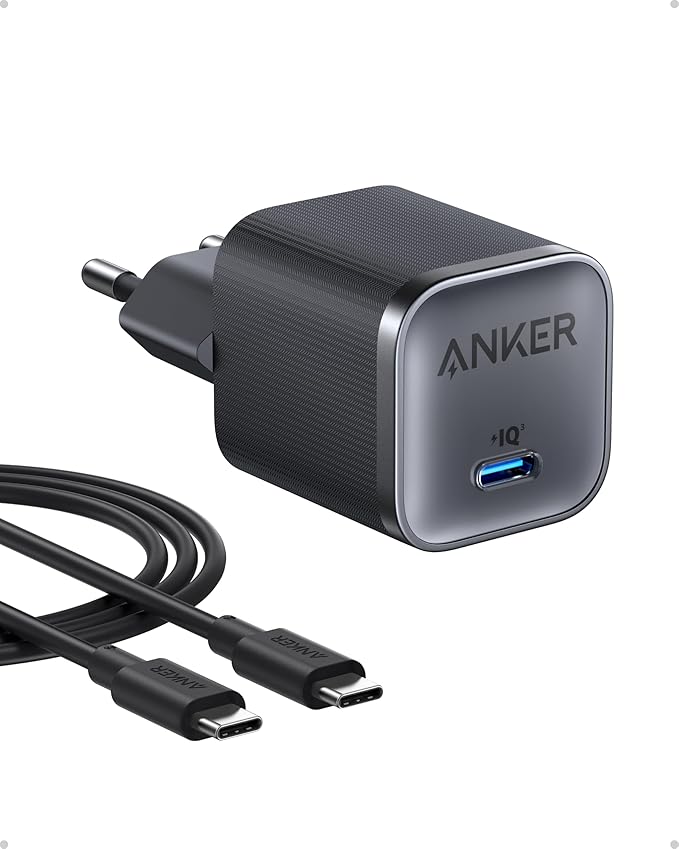 Anker Nano 45W Typ-C Snabbladdare (180 cm kabel ingår)