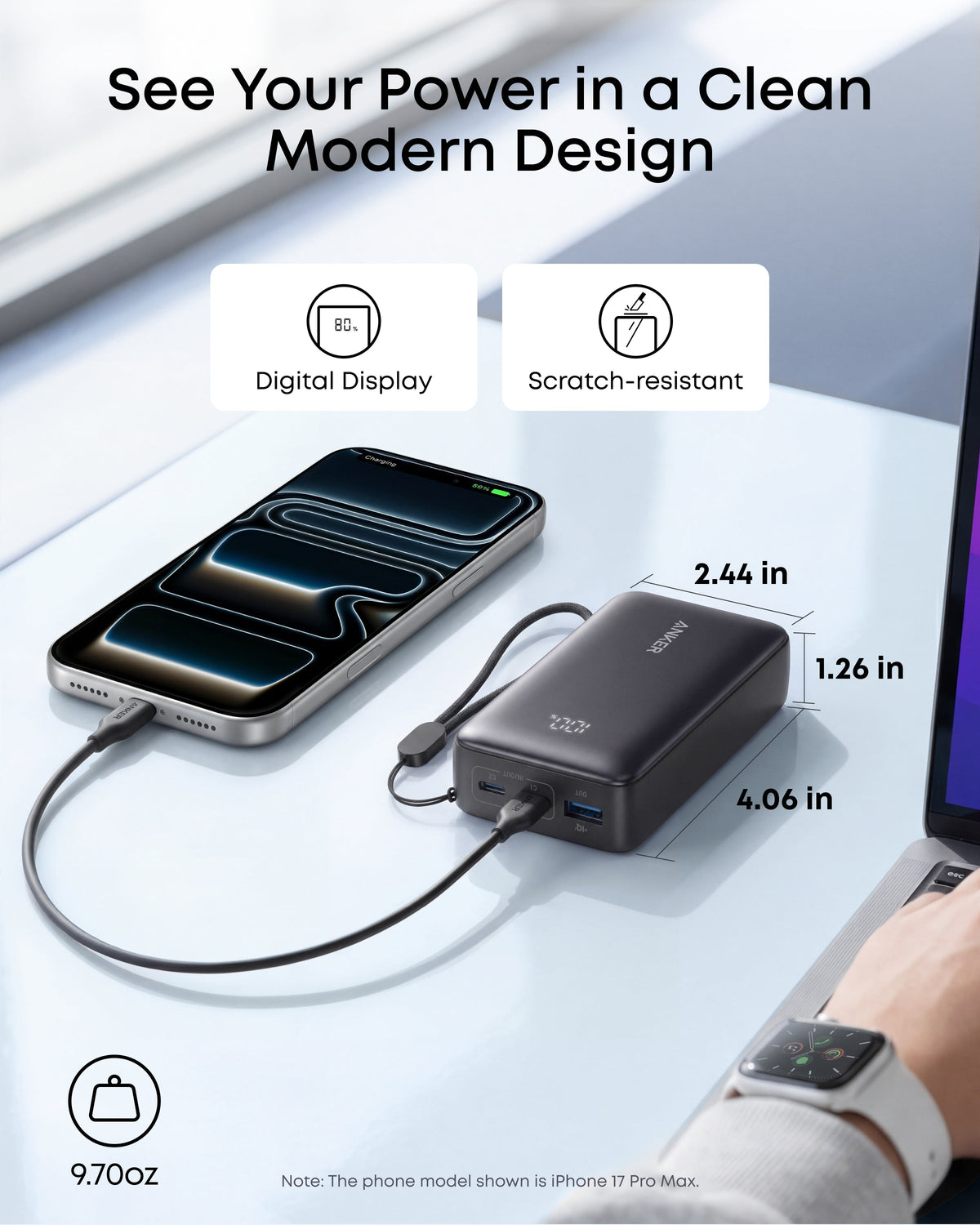 Anker Zolo Powerbank (10K, 30W)