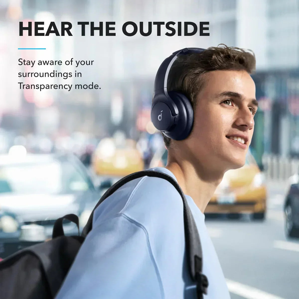 Soundcore Q20i | Hybridhörlurar med aktiv brusreducering
