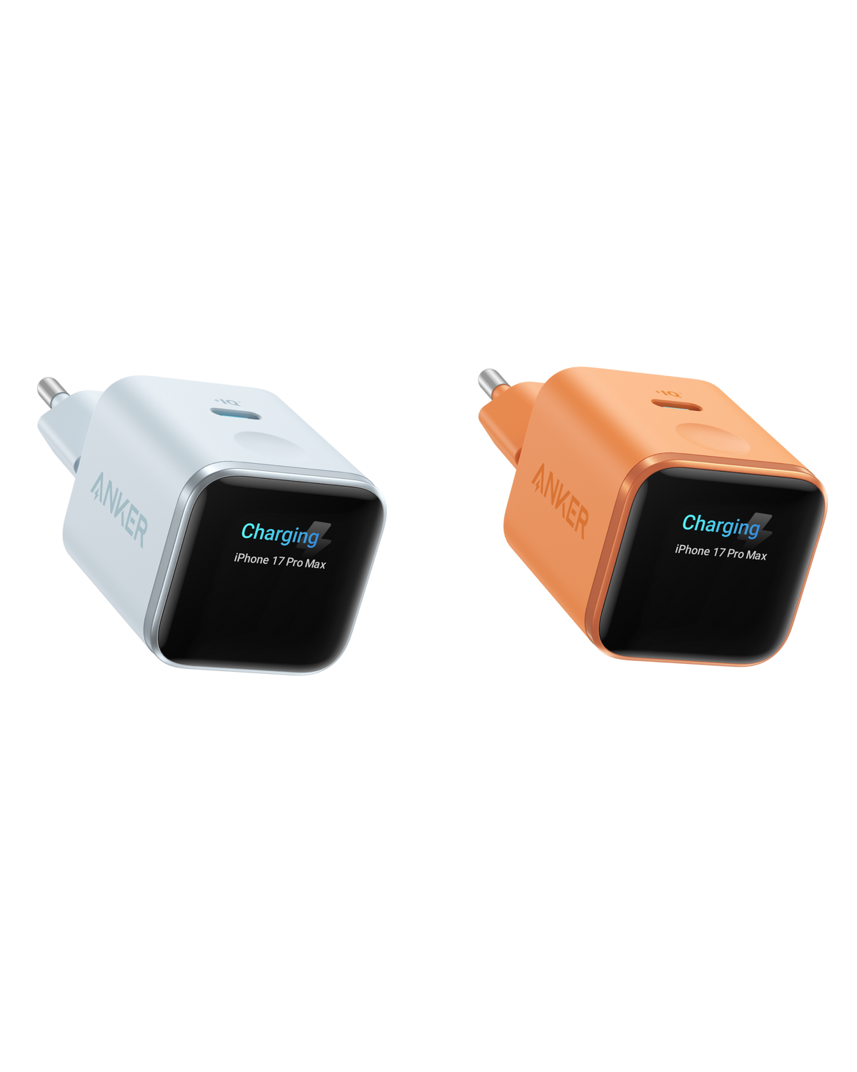 Anker Nano 45W Smart Display-laddare (2-pack)
