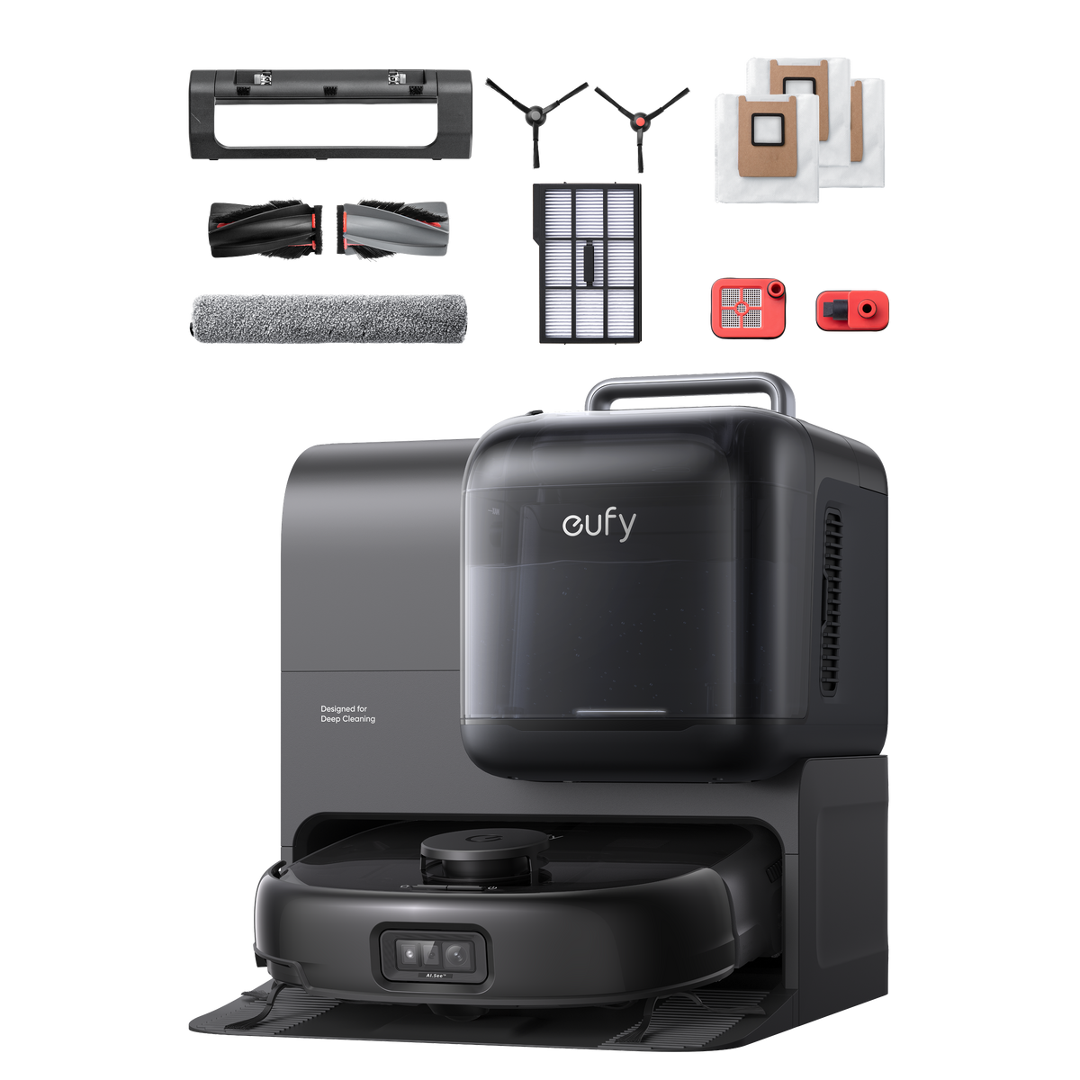 eufy robotdammsugare Omni E28 + tillbehörspaket