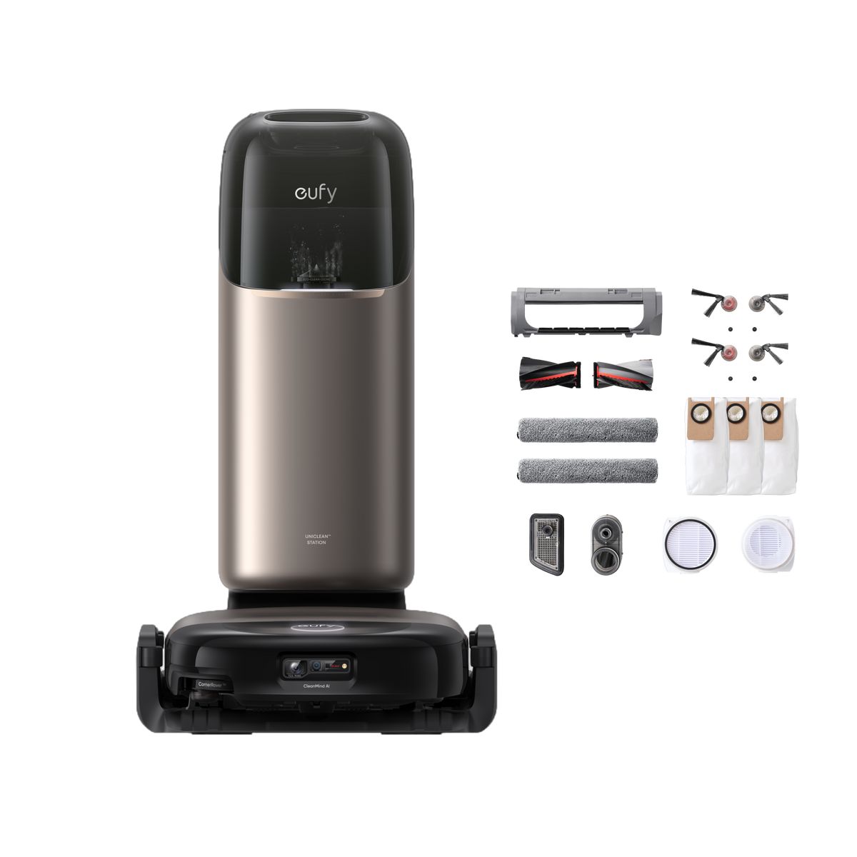 eufy robotdammsugare Omni S2 + reservtillbehörskit