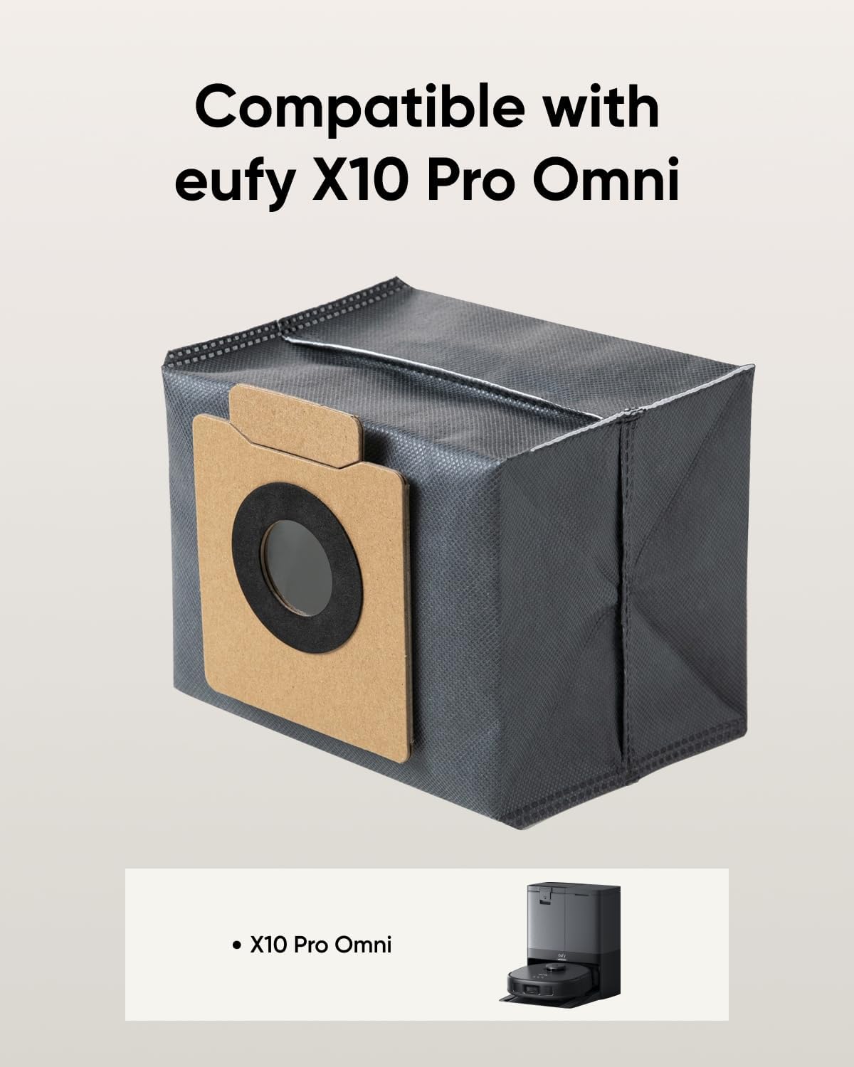 eufy X10 Pro Omni dammpåsar med stor kapacitet (6-pack)