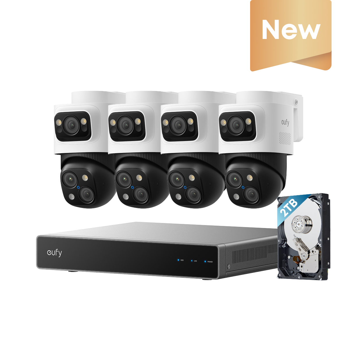 eufy PoE NVR-säkerhetssystem S4 Max