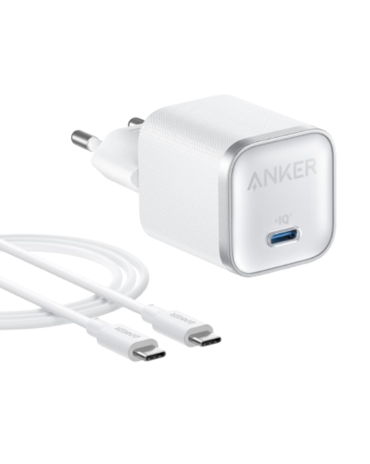Anker Nano 45W Typ-C Snabbladdare (180 cm kabel ingår)
