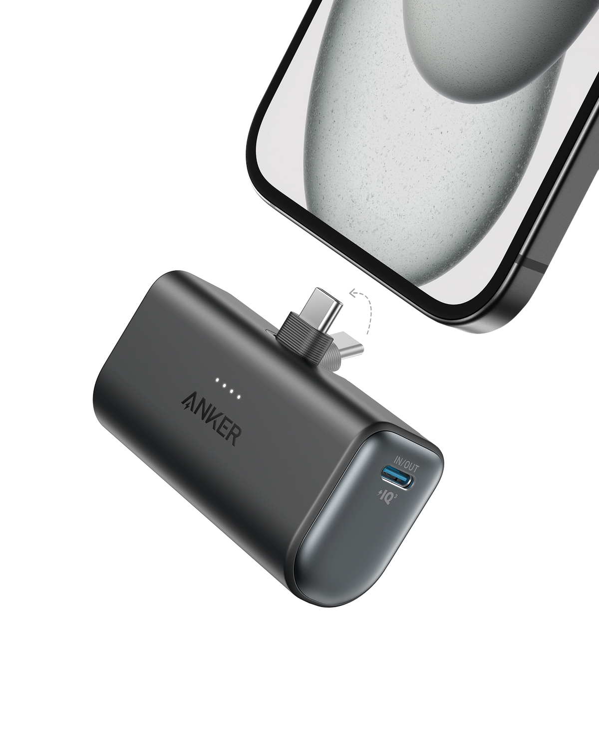 Anker Nano Powerbank (22,5 W, inbyggd USB-C-kontakt)