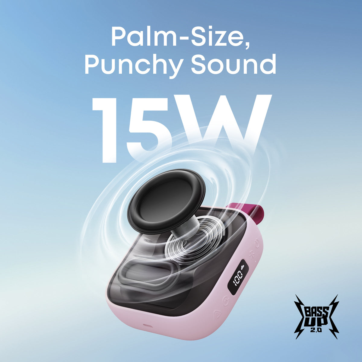 Soundcore Boom Go 3i | Bärbar Bluetooth-högtalare med kraftfull bas