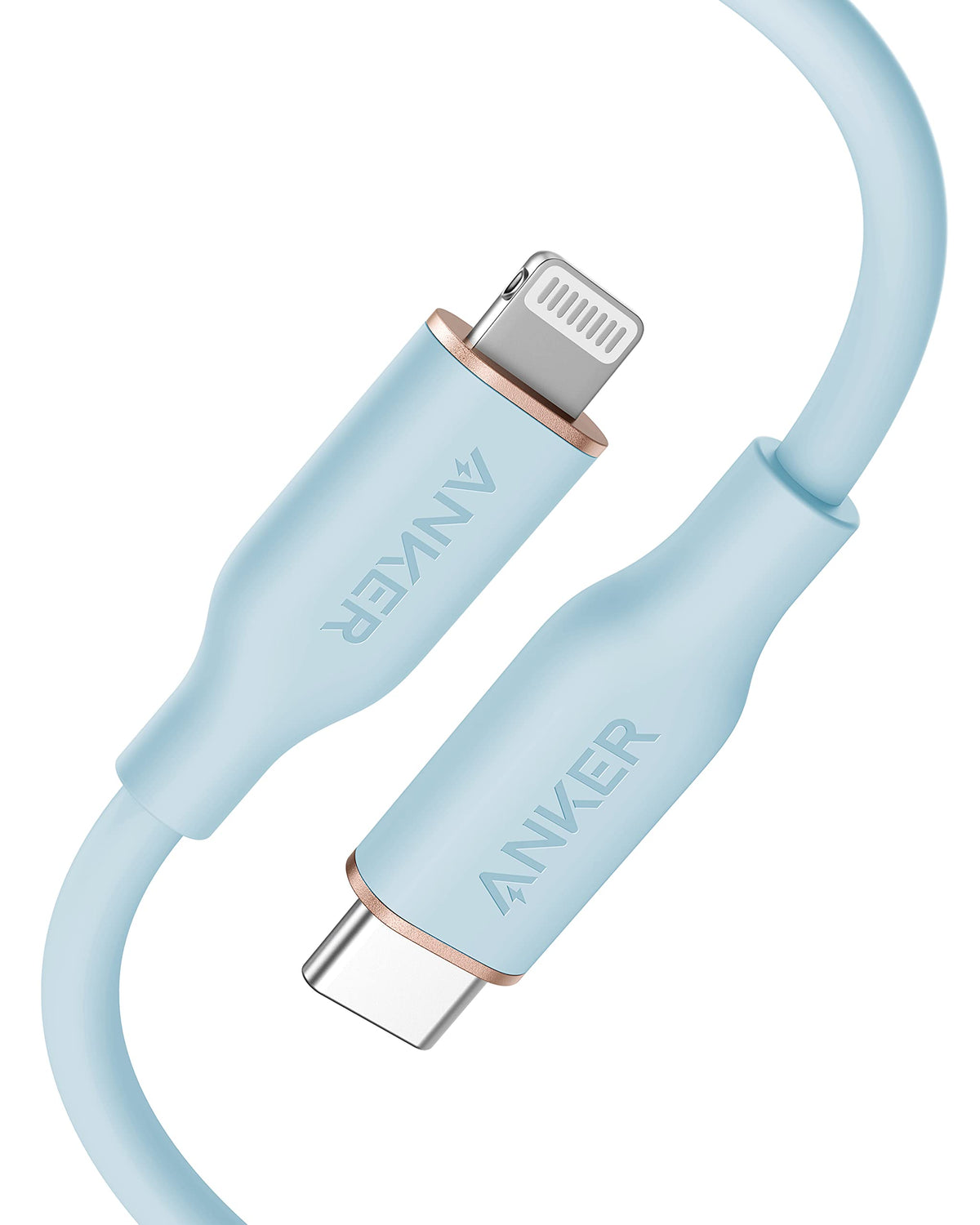 Anker <b>641</b> USB-C till Lightning-kabel (Flow, silikon)