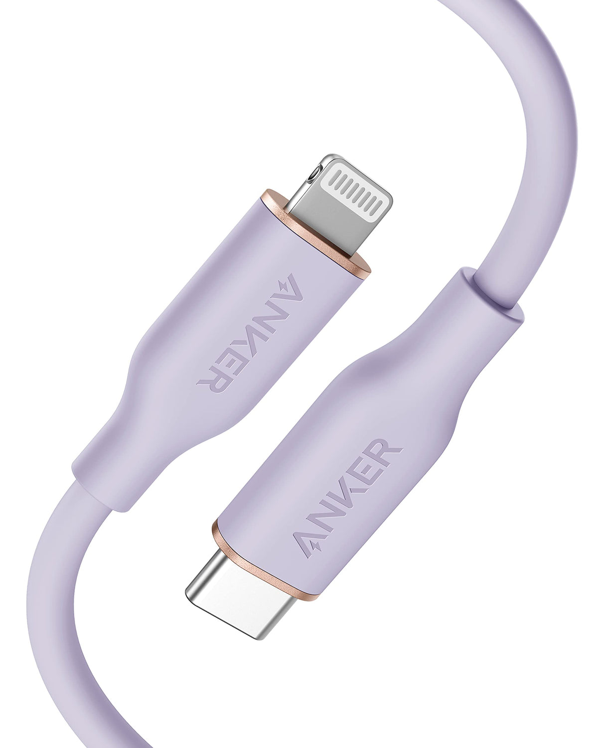 Anker <b>641</b> USB-C till Lightning-kabel (Flow, silikon)