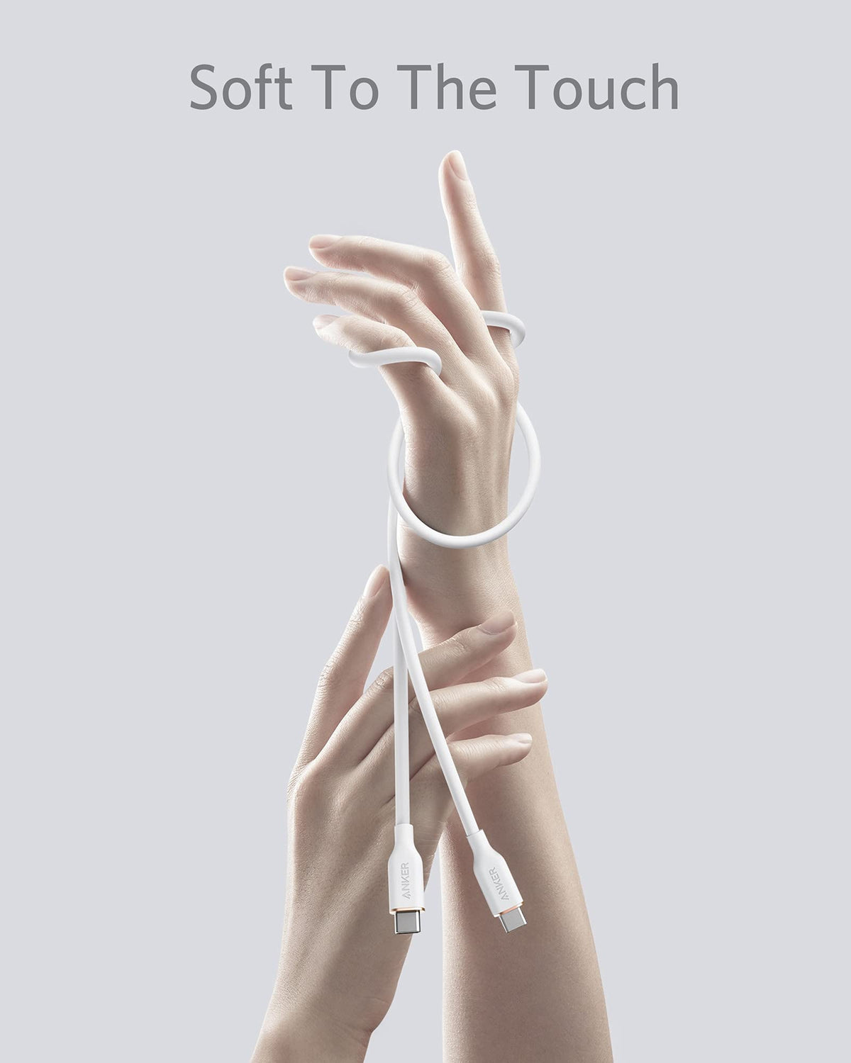 Anker <b>643</b> USB-C till USB-C-kabel (Flow, silikon)