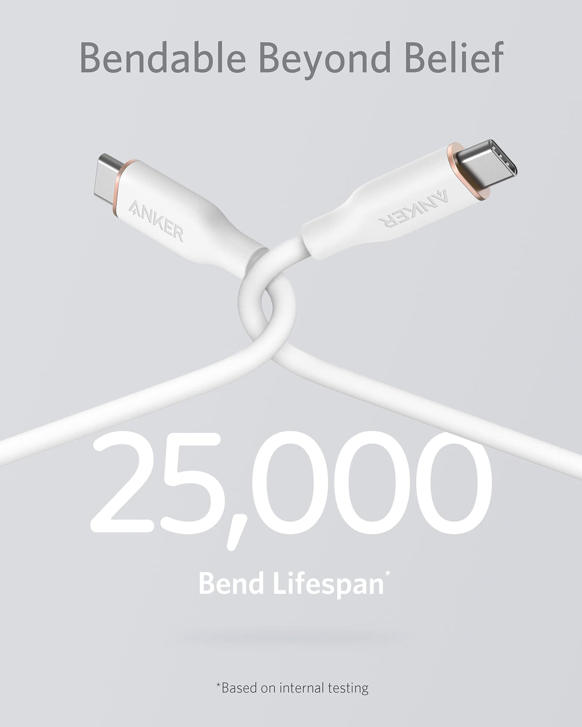 Anker <b>643</b> USB-C till USB-C-kabel (Flow, silikon)