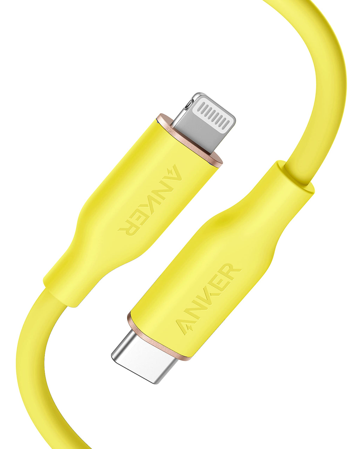 Anker <b>641</b> USB-C till Lightning-kabel (Flow, silikon)