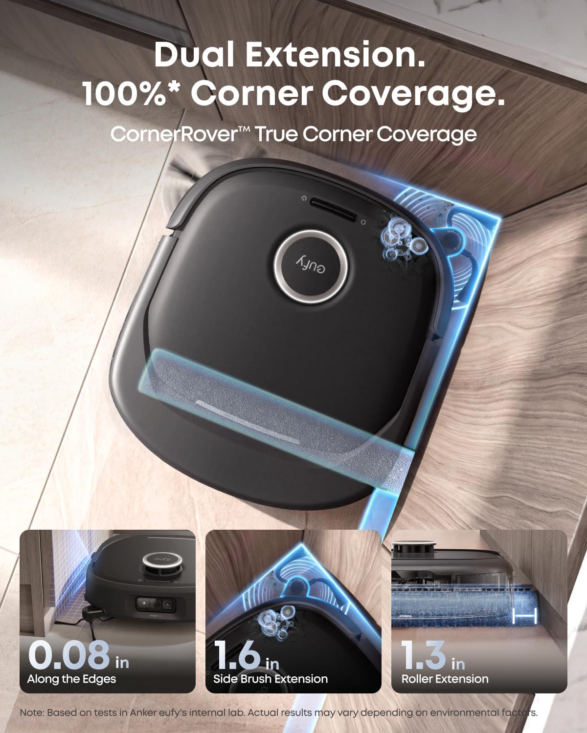 eufy robotdammsugare Omni E35 + 3 dammpåsar