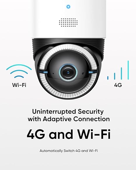 eufyCam S3 Pro 4-kamerapaket + eufy 4G LTE Cam S330 + 1 TB hårddisk