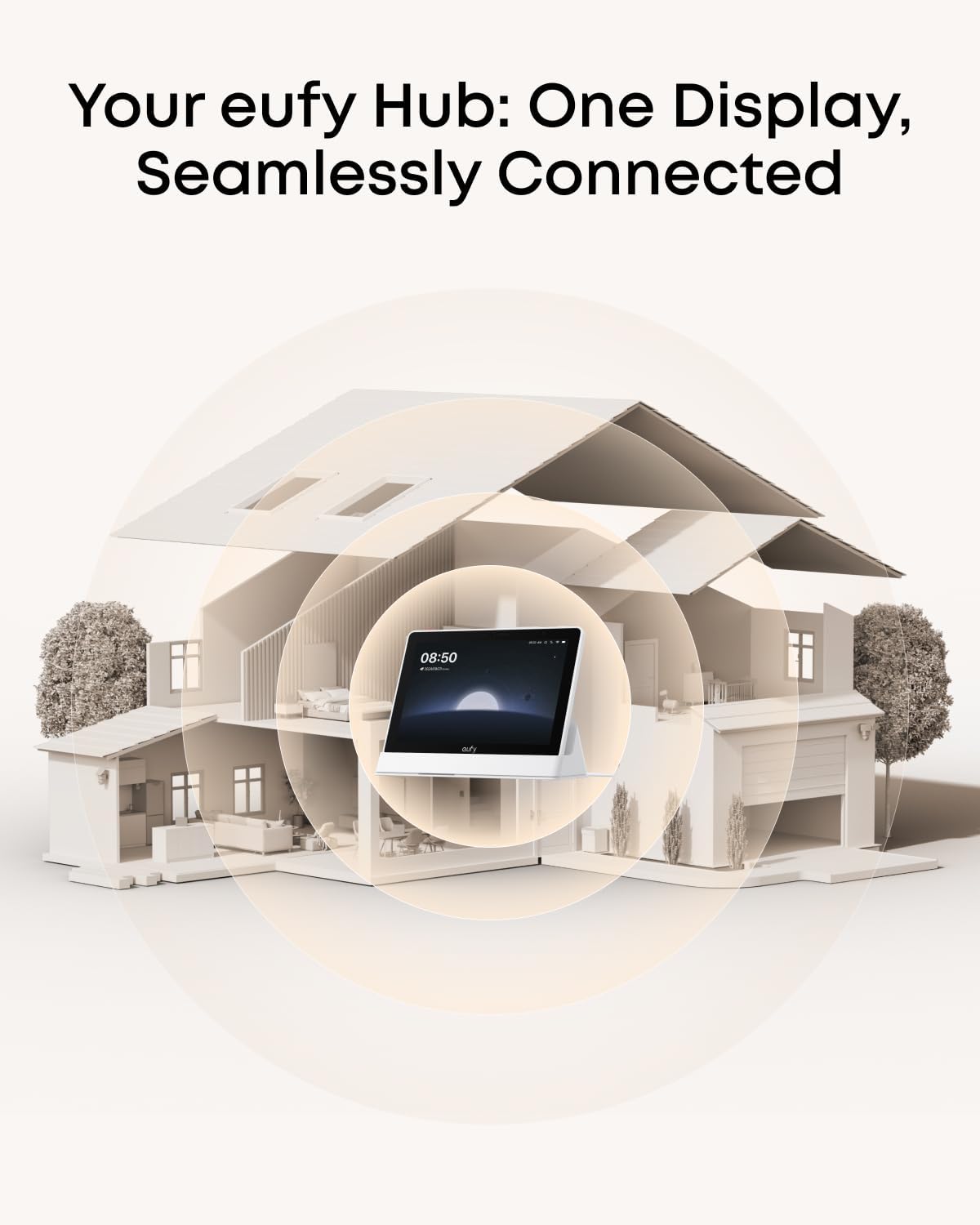 eufy Smart Display E10 + eufyCam 3 4-kamera-kit