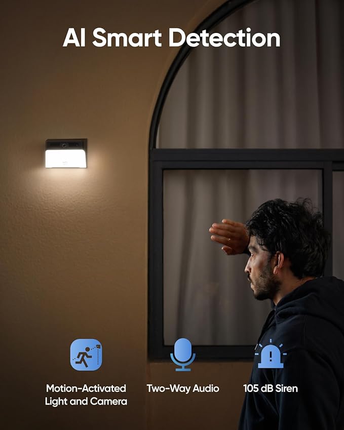 Solcellsvägglampa Cam S120