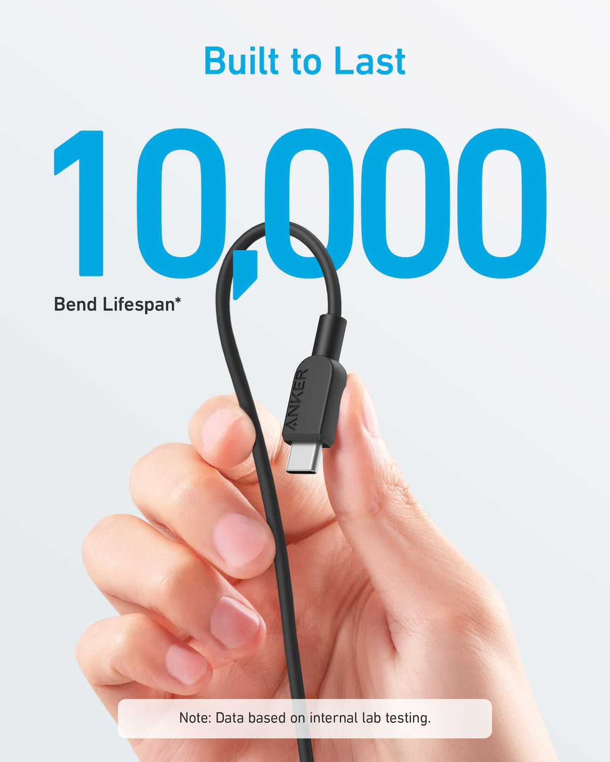 Anker **310** USB-C till USB-C-kabel (1,8 m)