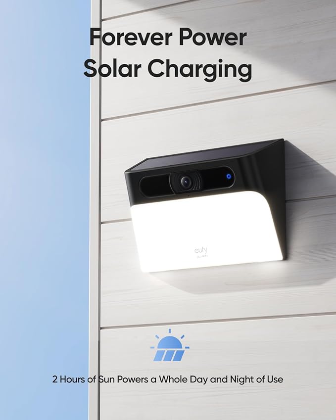 Solcellsvägglampa Cam S120