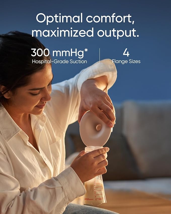 Anker charging case with portable breast pump for five days pumping.