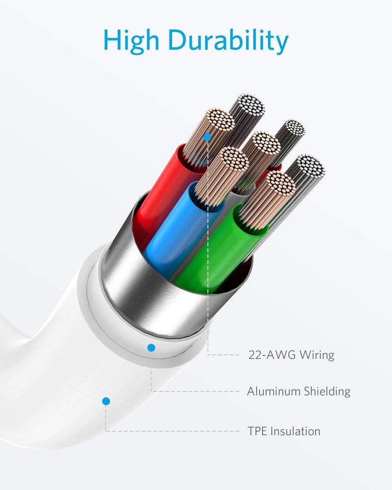 Anker <b>321</b> USB-C till Lightning-kabel