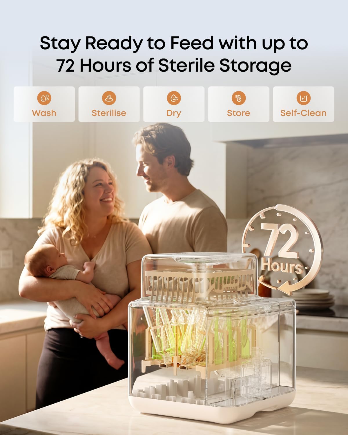 eufy S1 Pro nappflasktvättare och sterilisator