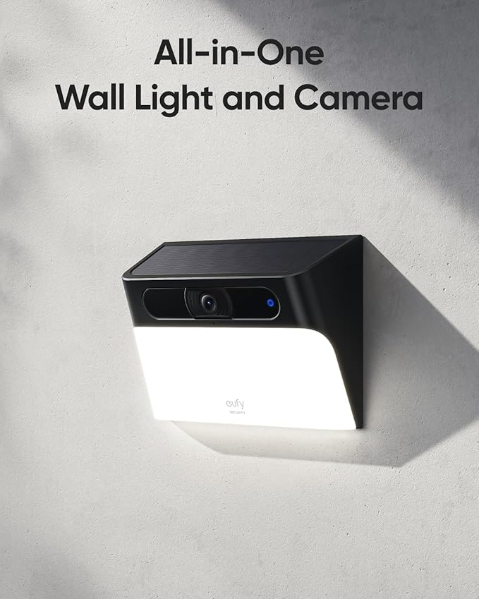 Solcellsvägglampa Cam S120