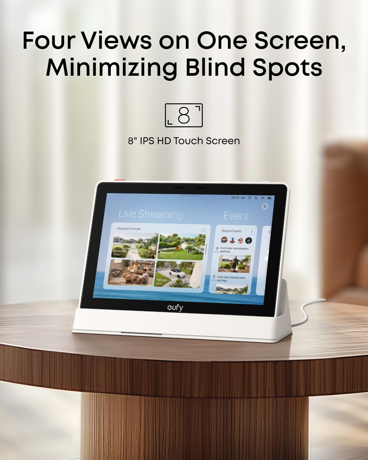 eufy Smart Display E10 + eufyCam S3 Pro 4-Cam Kit