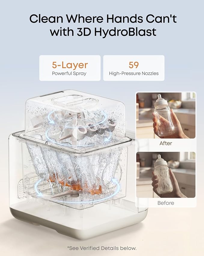 eufy S1 Pro nappflasktvättare och sterilisator