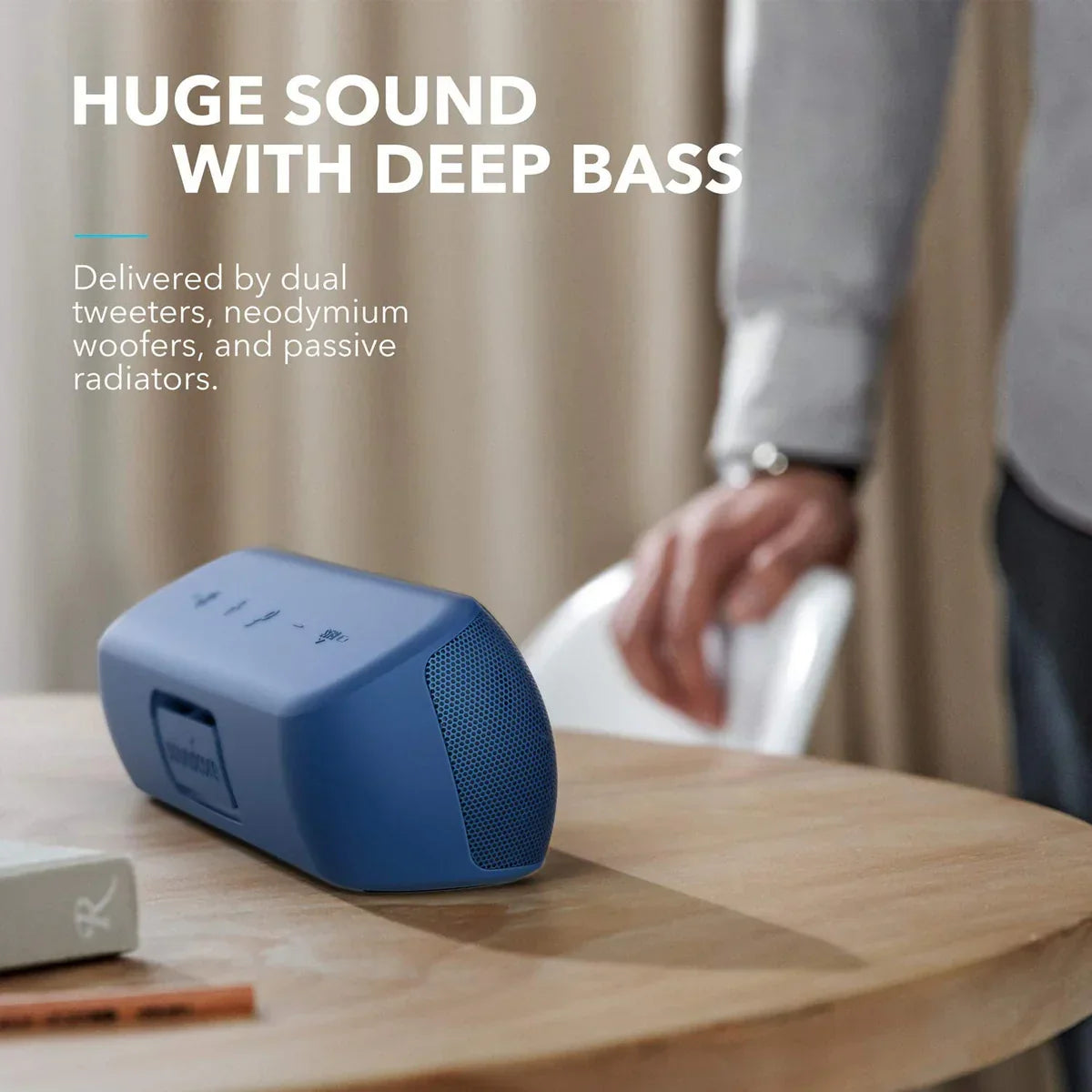 Soundcore Motion+ | Bärbar högtalare med intensiv bas