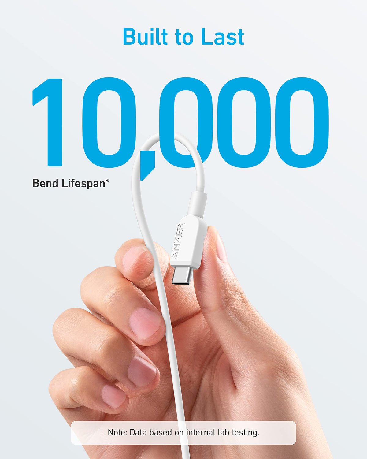 Anker **310** USB-C till USB-C-kabel (1,8 m)