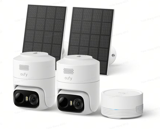 eufyCam C37 2K (2-pack) + Homebase Mini + Solpanel*2