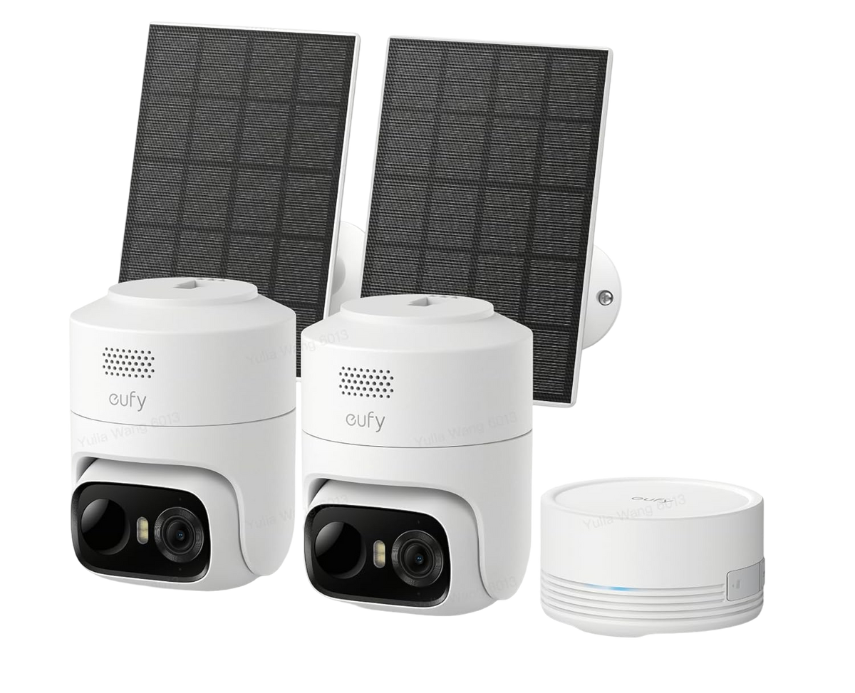 eufyCam C37 2K (2-pack) + Homebase Mini + Solpanel*2