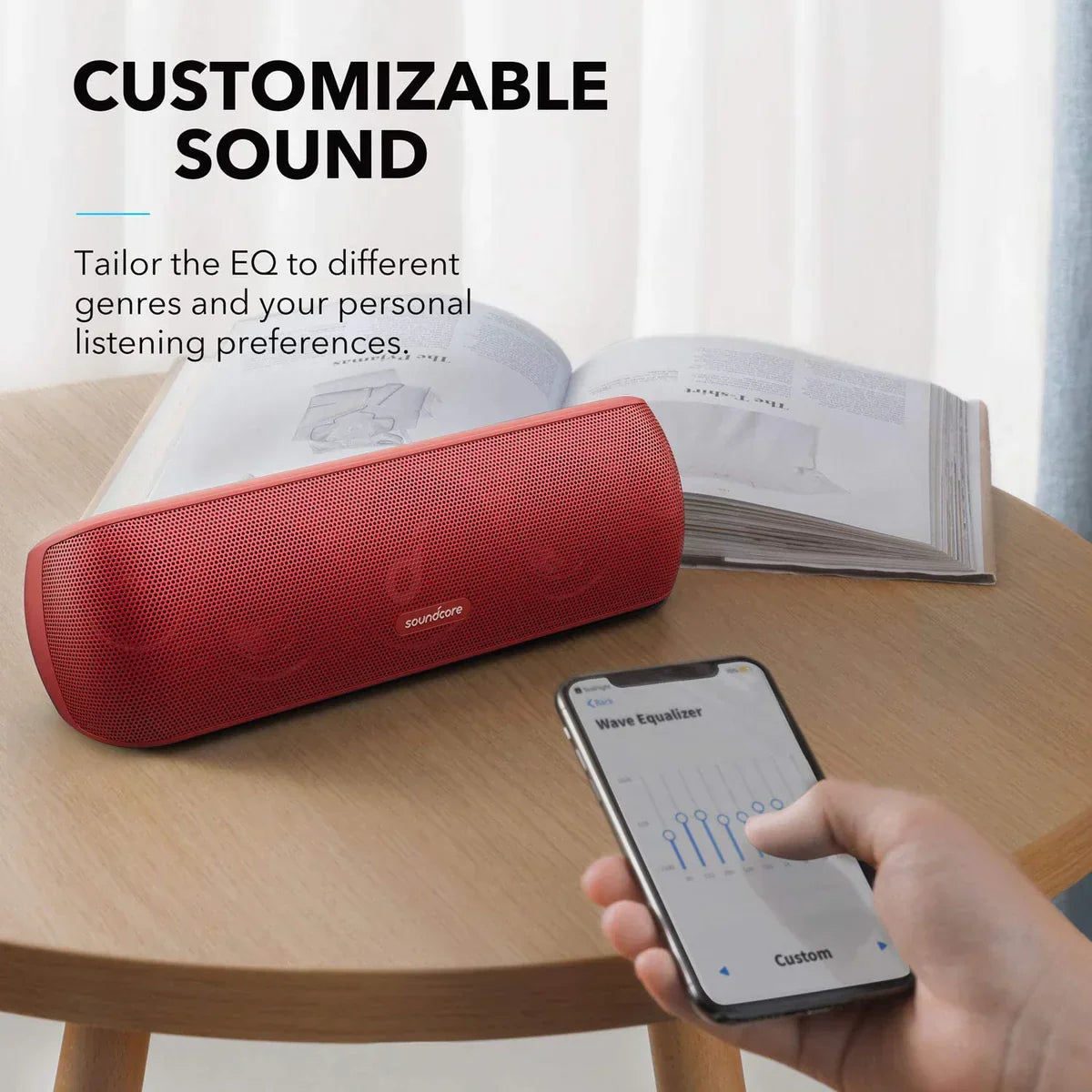 Soundcore Motion+ | Bärbar högtalare med intensiv bas
