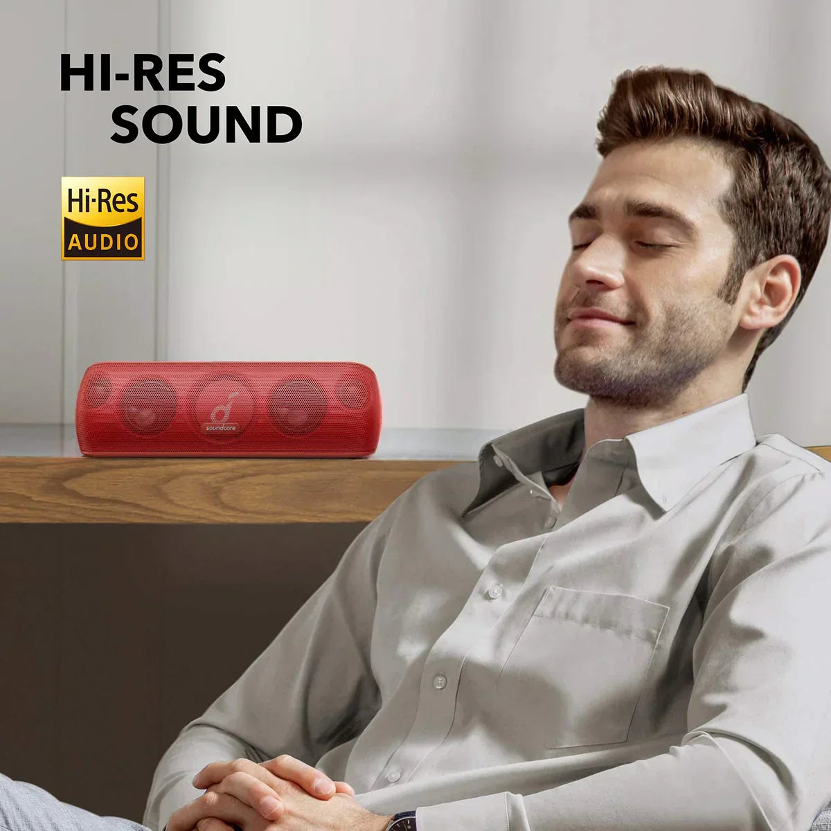Soundcore Motion+ | Bärbar högtalare med intensiv bas