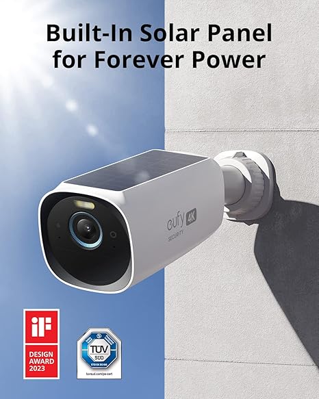 eufy Smart Display E10 + eufyCam 3 4-kamera-kit