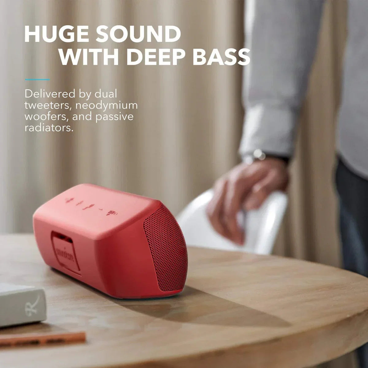 Soundcore Motion+ | Bärbar högtalare med intensiv bas