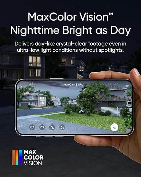 eufyCam S3 Pro tilläggskamera (3-pack)