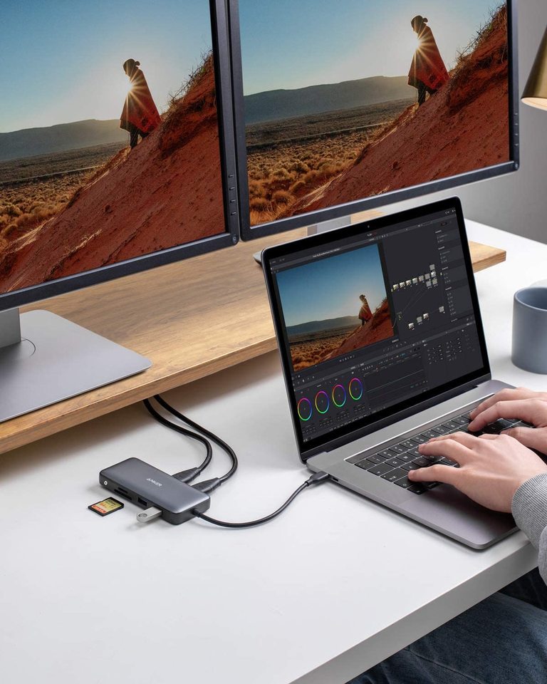 Anker <b>553</b> USB-C-hubb (8-i-1)