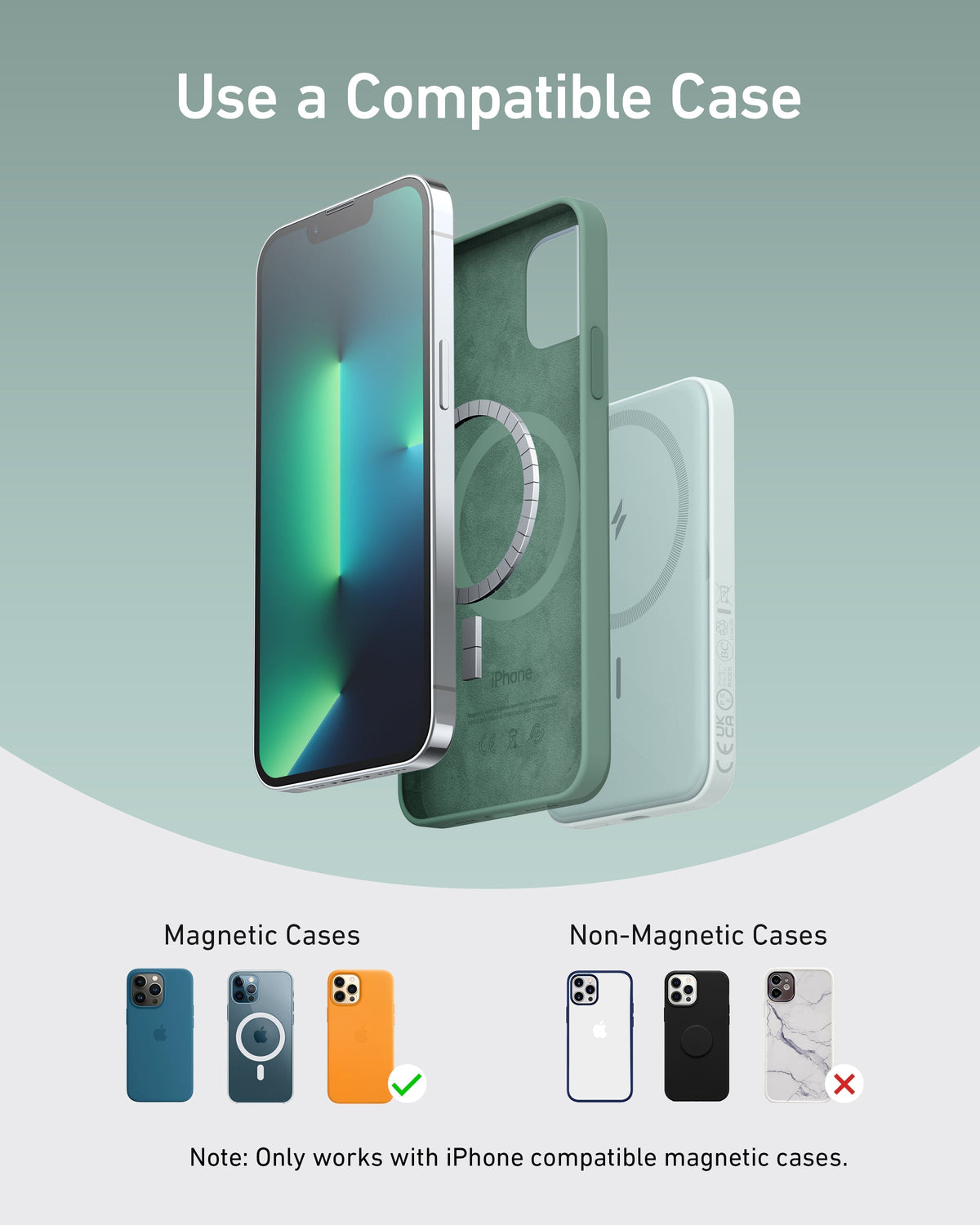 Anker 621 Magnetisk Powerbank (MagGo)