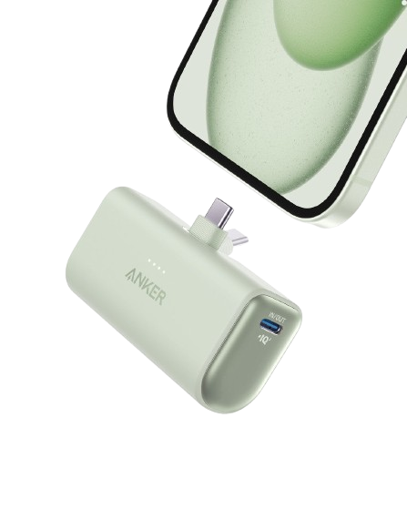 Anker Nano Powerbank (22,5 W, inbyggd USB-C-kontakt)