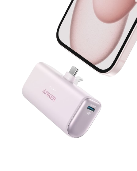 Anker Nano Powerbank (22,5 W, inbyggd USB-C-kontakt)