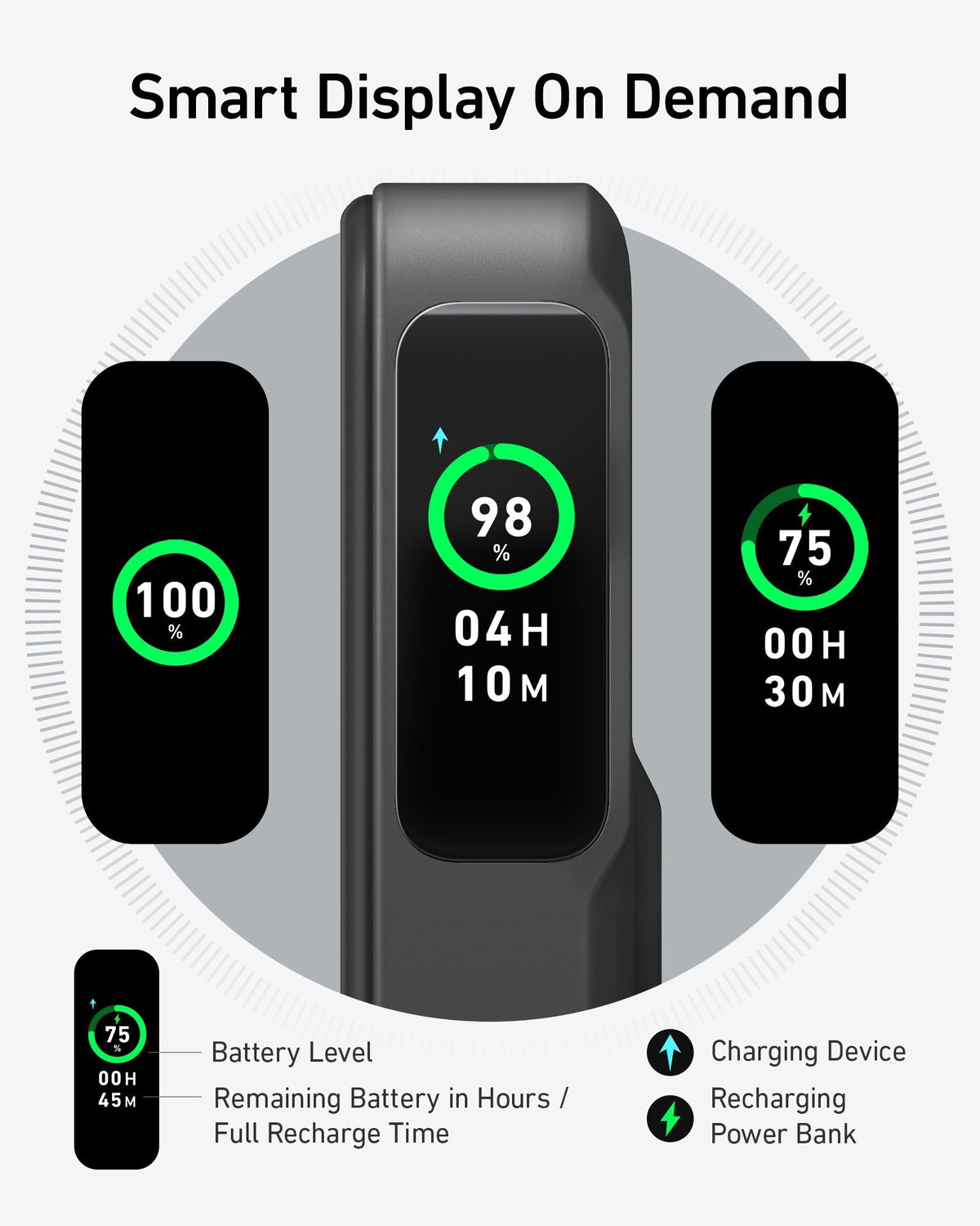 Anker Prime Charger (200W, 6 portar, GaN) + Anker MagGo Power Bank (10K)