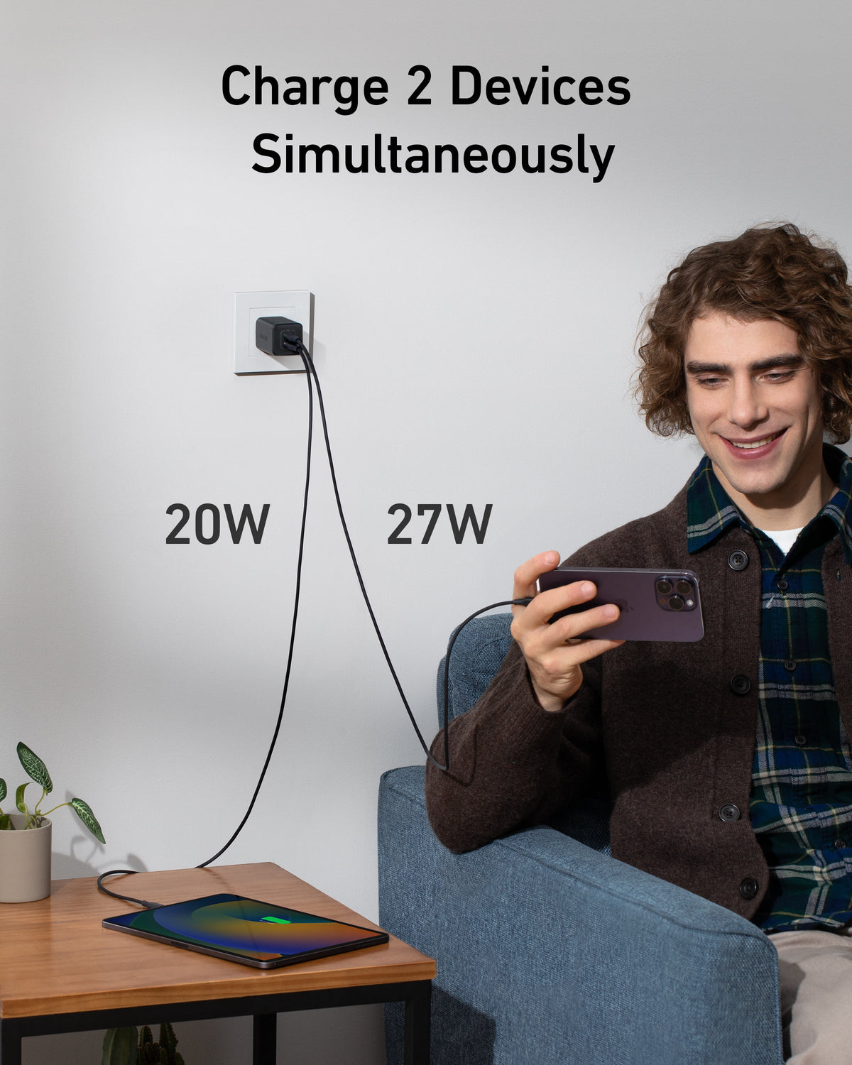 Anker 523 Laddare (Nano 3, 47W)