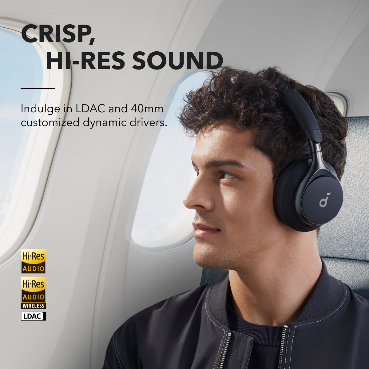 Soundcore Space One | Hörlurar med aktiv brusreducering