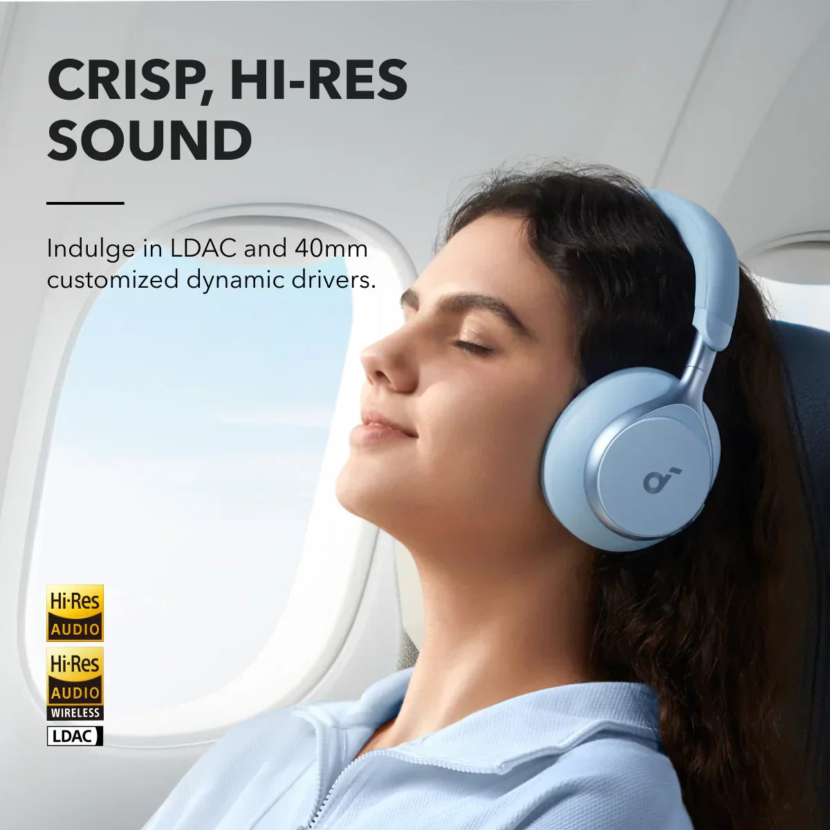 Soundcore Space One | Hörlurar med aktiv brusreducering