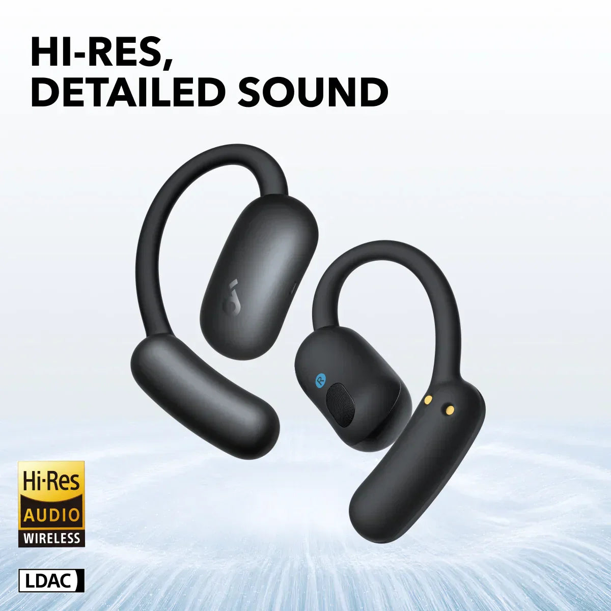 Soundcore AeroFit 2 | Justerbara trådlösa hörlurar med öppen öra