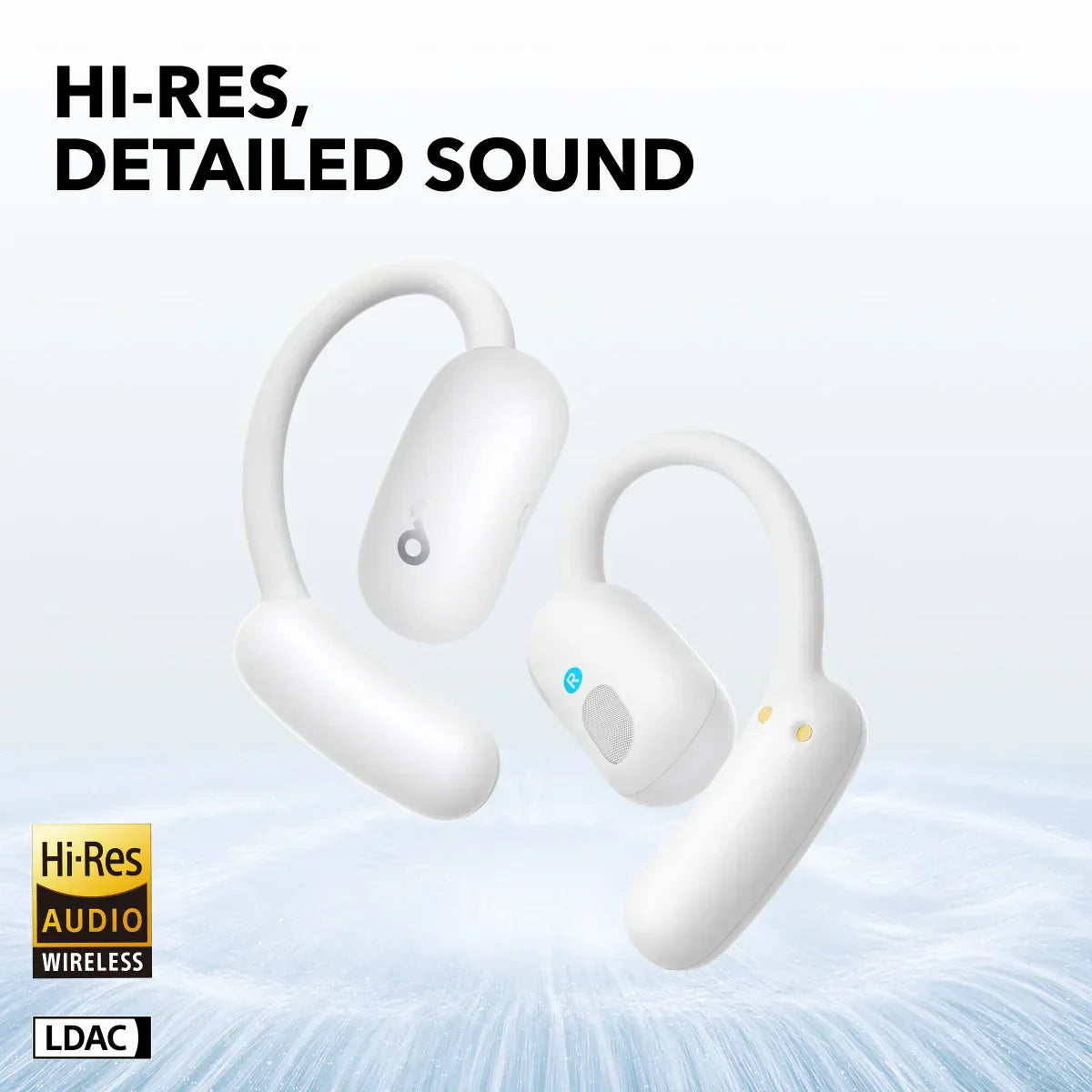 Soundcore AeroFit 2 | Justerbara trådlösa hörlurar med öppen öra